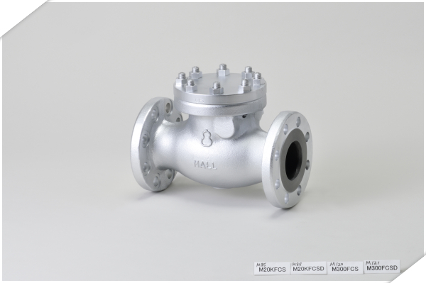 日立玛钢法兰旋启式软密封止回阀 M300FCSD
