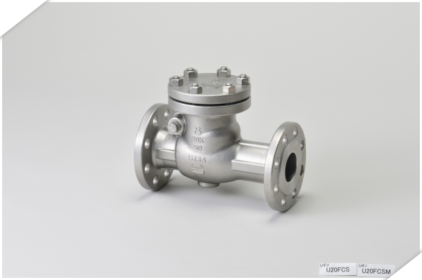 日立不锈钢法兰旋启式止回阀 U20FCS